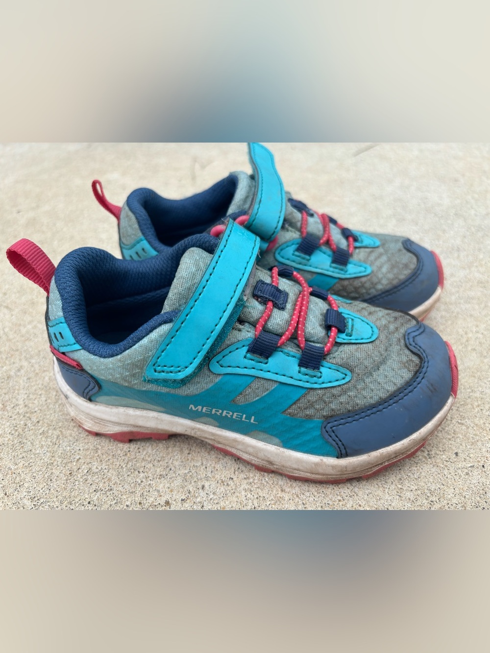 Merrell Toddler Kids' Teal and Navy Hiking boots